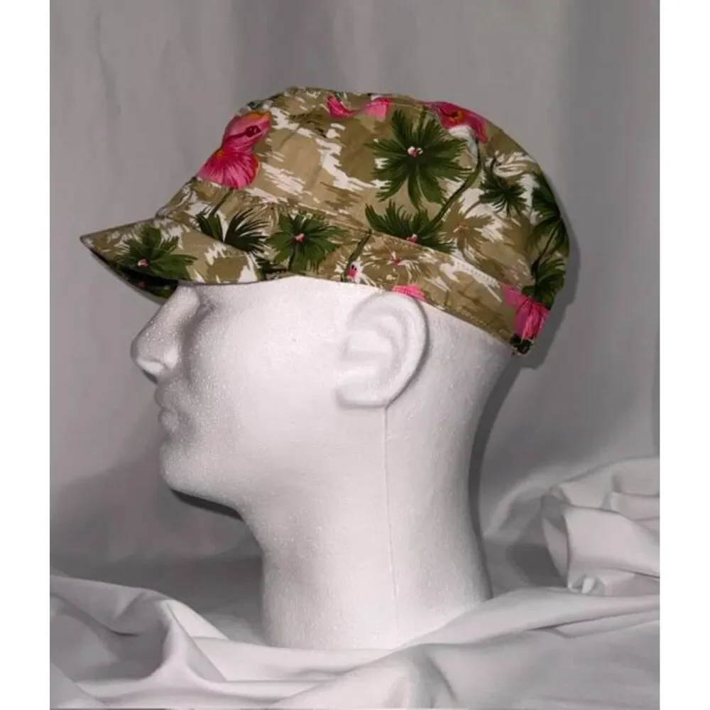 Floral Hibiscus Cadet Cap Tropical Stretch Summer from Target Lightweight